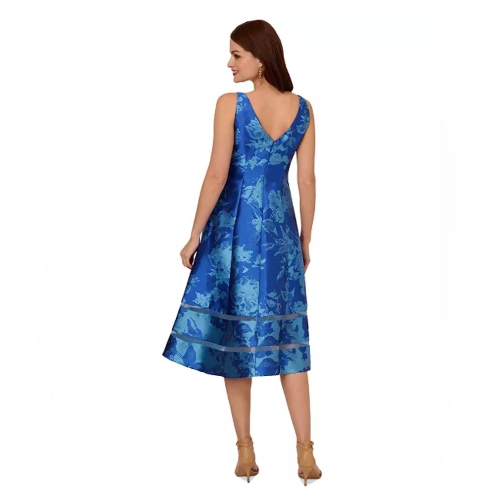 Adrianna Papell
Women's Boat-Neck Metallic Fit & Flare Dress - Picture 2 of 8